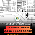 Corner 10 Marla Plot Available For Sale In DHA Lahore Phase 9 Prism