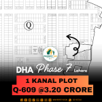 Top Location 1 Kanal Plot Is Available For Sale In DHA Lahore Phase 7