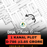 Near To Park 1 Kanal Affordable Price Plot Available For Sale In DHA Lahore Phase 6