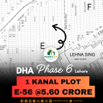 Ideal Location 1 Kanal Plot Available For Sale In DHA Lahore Phase 6