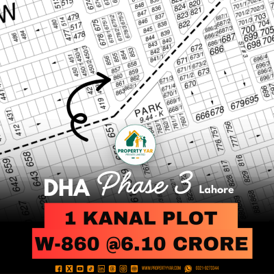 Direct Deal W-860 Available For Sale In DHA Lahore Phase 3