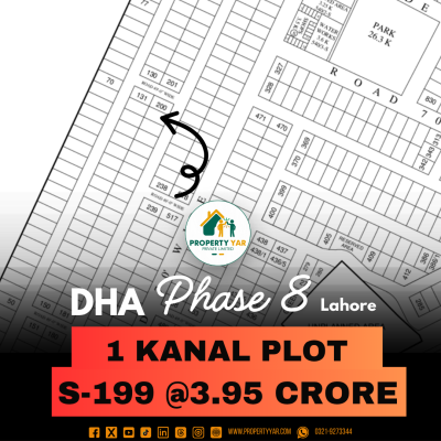 Lowest Price 1 Kanal Plot For Sale In DHA Lahore Phase 8