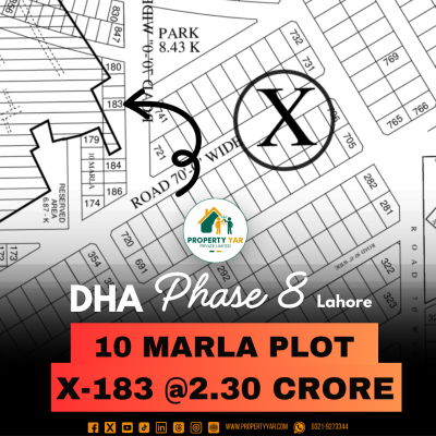 Affordable 10 Marla Plot Available For Sale In DHA Lahore Phase 8