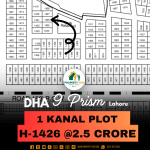Ideal Location 1 Kanal Plot For Sale In DHA Lahore Phase 9 Prism