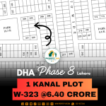 Top Location 1 Kanal Plot Available For Sale In DHA Lahore Phase 8