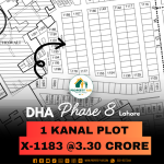 Prime Location 1 Kanal Plot Available For Sale In DHA Lahore Phase 8