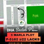 Low Price 5 Marla Plot Available For Sale In DHA Multan Sector P
