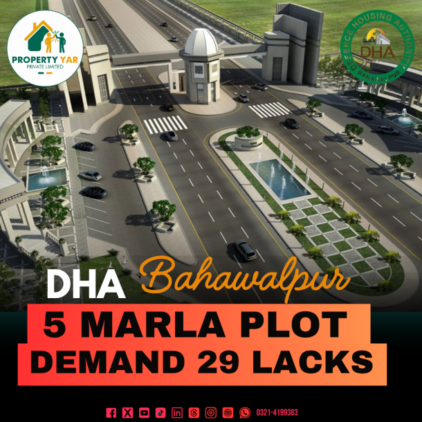 Ideal Location Plot Available For Sale In DHA Bahawalpur-1