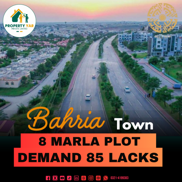 Urgent For Sale 8 Marla Plot In Bahria Town Rawalpindi Phase 8-1