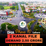 Best Price 2 Kanal Affidavit File Available For Sale In DHA Lahore Phase 10