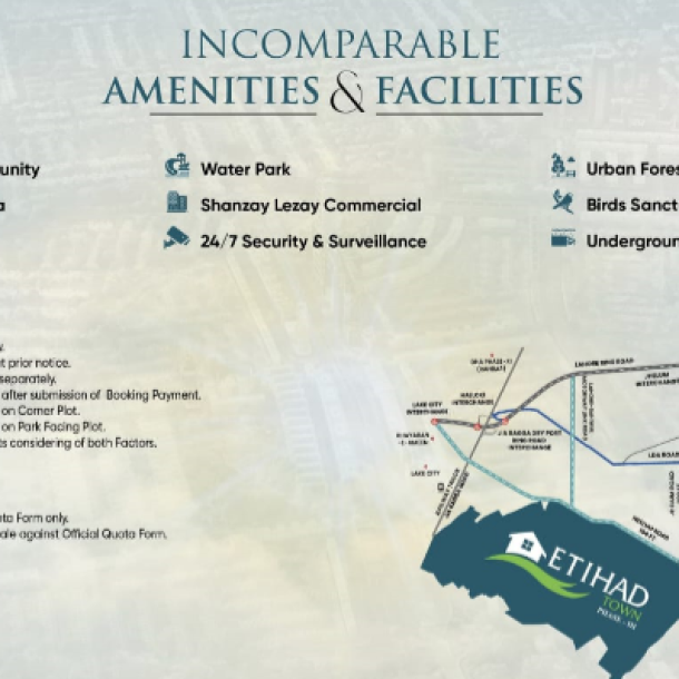 8 Marla Best Location Plots Available For Sale In Etihad Town Phase 3 Lahore-2