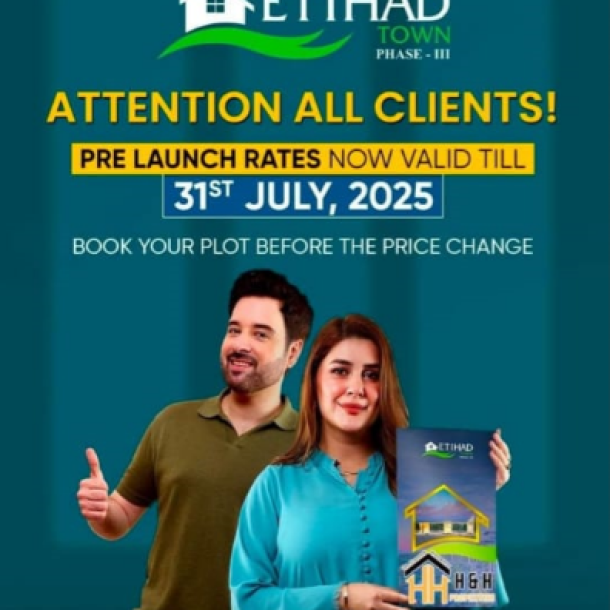 7 Marla Plots Available For Sale In Etihad Town Phase 3 Lahore-2