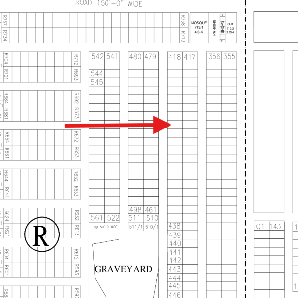 R-426 Top Location 1 Kanal Plot Available For Sale in DHA Lahore Phase 7-1