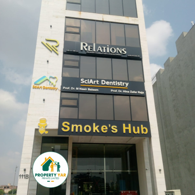 Reasonable Price 8 Marla Commercial Plaza Available For Rent In DHA Lahore Phase 8 Block Broadway