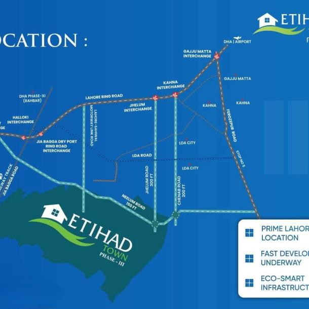 5 Marla Plots Available For Sale In Etihad Town Phase 3 Lahore-2