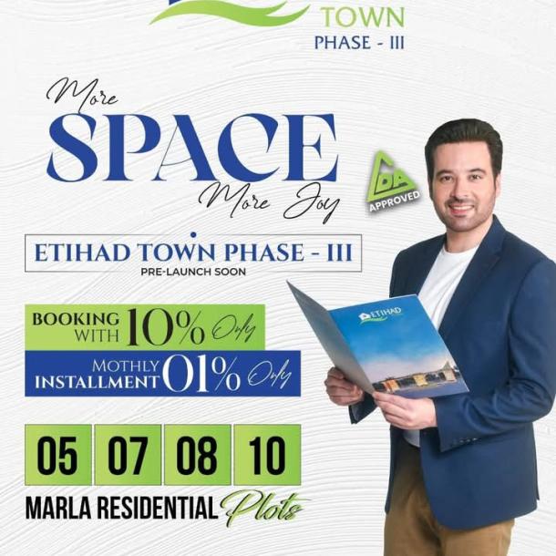 Top Location 1 Kanal Plots Available For Sale In Etihad Town Phase 3 Lahore-2