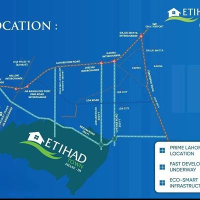 8 Marla Best Location Plots Available For Sale In Etihad Town Phase 3 Lahore