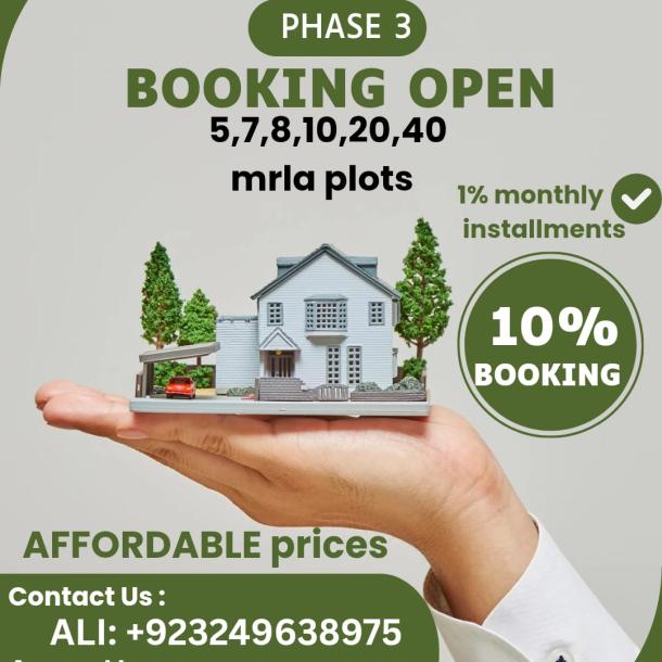 Top Location 1 Kanal Plots Available For Sale In Etihad Town Phase 3 Lahore-2