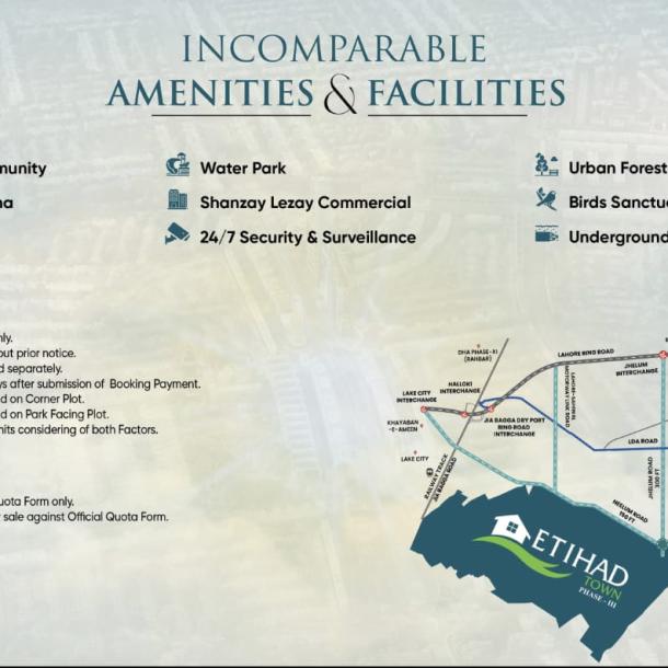 10 Marla Plots Available For Sale In Etihad Town Phase 3 Lahore-3