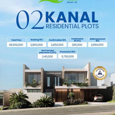 1 Kanal Plots Available For Sale In Etihad Town Phase 3 Lahore
