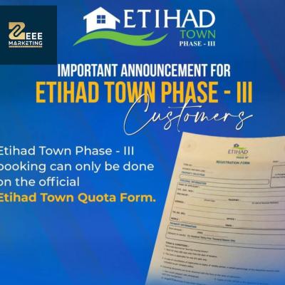 5 Marla Plots Available For Sale In Etihad Town Phase 3 Lahore