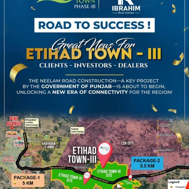 1 Kanal Plots Available For Sale In Etihad Town Phase 3 Lahore-2