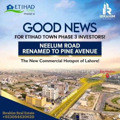 1 Kanal Plots Available For Sale In Etihad Town Phase 3 Lahore