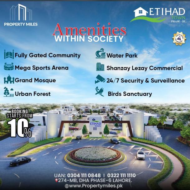 2 Kanal Plots Available For Sale In Etihad Town Phase 3 Lahore-5