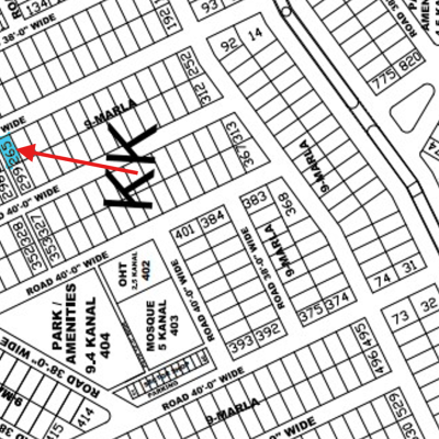 9 Marla Residential Plot For Sale KK-265 Demand 265 Lac In DHA Phase 4 Kk