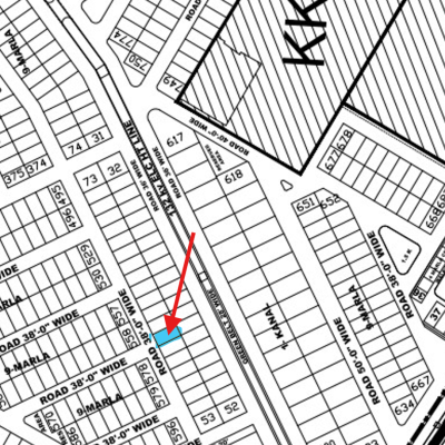 9 Marla Residential Plot For Sale KK- 60 Demand 245 Lac In DHA Phase 4 KK