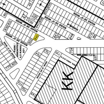9 Marla Residential Plot For Sale In DHA Phase 4 KK