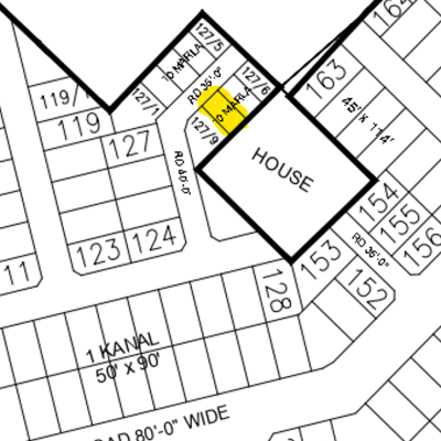 10 Marla Plot For Sale M - 127/8 Demand 225 lac In DHA Phase 5