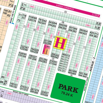 DHA 6 Block H - 2 Kanal Plot, Prime Location