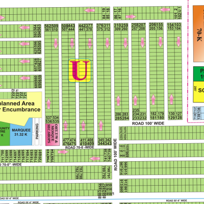 Grab Your Dream Plot 1 Kanal Residential Plot in DHA Phase 7 Lahore Block U Demand 410 Lac