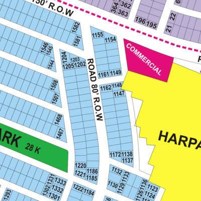 C-1155 Residential Plot For Sale In DHA Phase 9 Prism