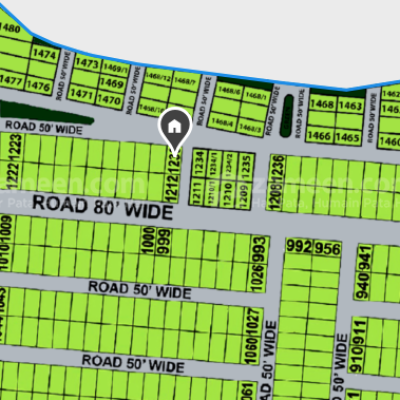 F-1233 Plot For Sale In DHA Phase 9 Prism