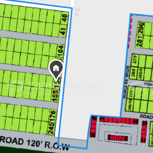Q-154 Plot For Sale In DHA Phase 9 Prism-1