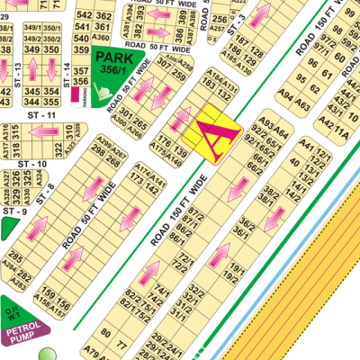 A-166 Residential Plot For Sale In DHA Phase 5Lahore