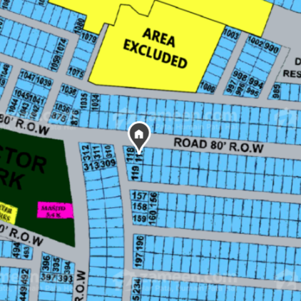 C-117 Plot For Sale In DHA Phase 9 Prism-1