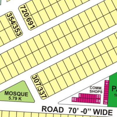 Perfectly Positioned 1 Kanal Plot in DHA Phase 8 Near Golf Course