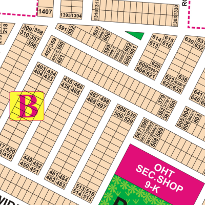 24/7 Security 5 Marla Plot for Sale in DHA Phase 9 Town, Block B, Lahore's Gated Community Demand 108 Lacs