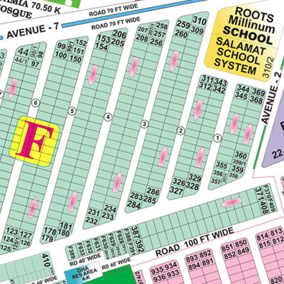 1 Kanal Elegant Residential Plot in DHA 6 Demand 490 Lacs