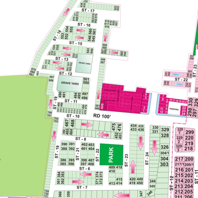 D-469 Residential Plot For Sale In DHA Phase 5Lahore