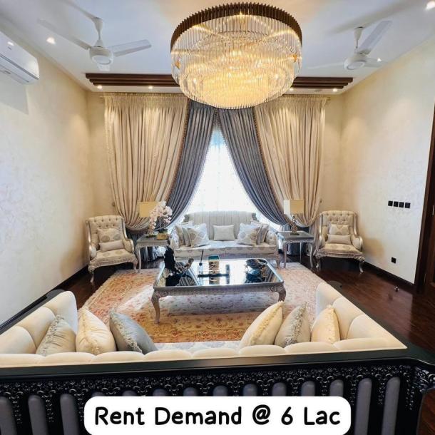 1 kanal fully furnished modern House for Rent in DHA phase 6 Rent: 6 lacs-7