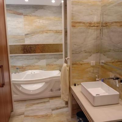 DHA Lahore phase 6 1 kanal house full furnished solar install corner house best location for rent