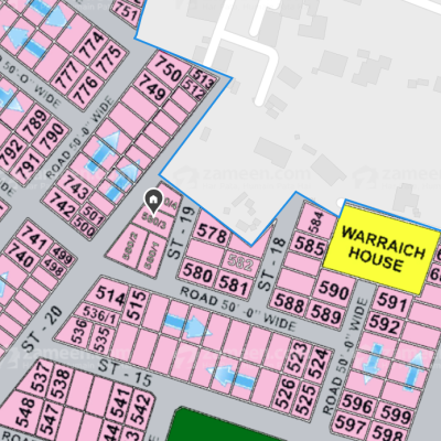 21 Marla 2 Side Open Plot for Sale in DHA Phase 5, Lahore - Close to Commercial Area" Block B Demand 490 Lacs