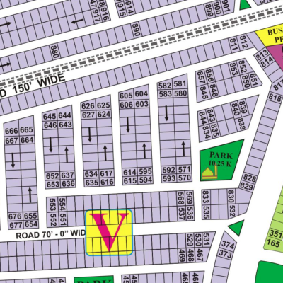 25 Marla Plot in DHA 8 Block V