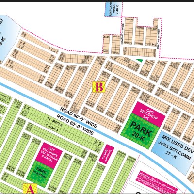 DHA Phase 9 Town, Block B, Lahore: 5 Marla Residential Plot Near Main Boulevard