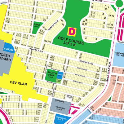 1 Kanal Plot For Sale In DHA Phase 9 Prism