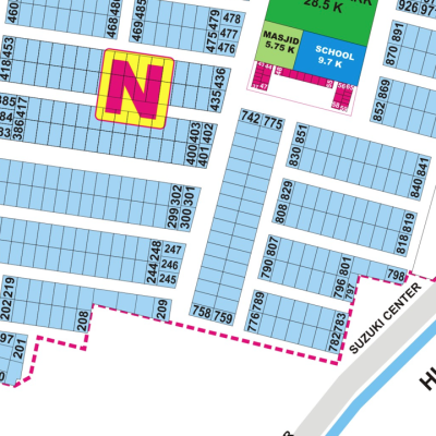 1 Kanal Residential Plot For Sale In DHA Phase 9 Prism